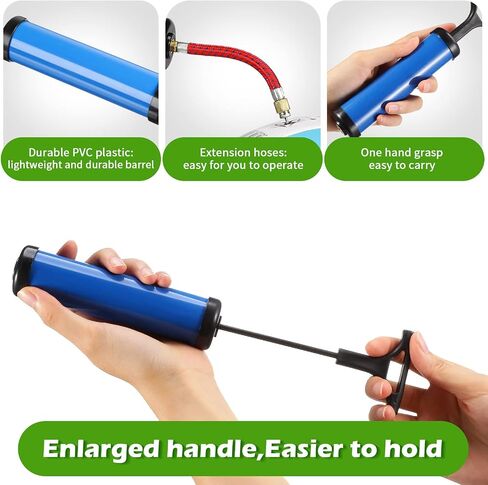Chumia 8 Sets Ball Pumps Air Pump Bulk for Balls with Needle, Nozzle, Extension Hose Sports Ball Tool for Soccer Basketball Football Volleyball in Saudi Arabia