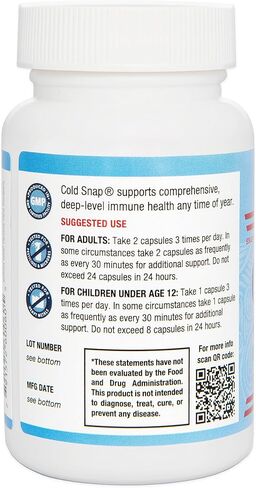 Cold Snap Herbal Supplement for Immune Support (120 Capsules) in Saudi Arabia