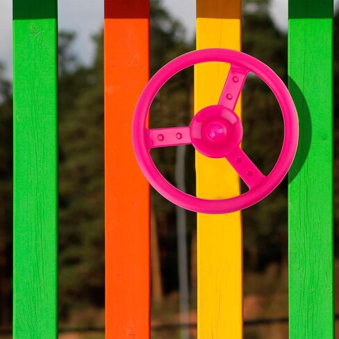3 Pack Playground Steering Wheel Swingset Playset Wheel Toys Plastic Steering Wheel for Kids Outdoor Backyard Playhouse Treehouse (Color Set 1) in Saudi Arabia