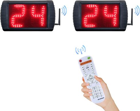 Shot Clock Basketball Timer,12/24/25/30/35/40/60 Seconds Countdown Timer, Portable Shot Clock with Buzzer for All Sports in Kuwait