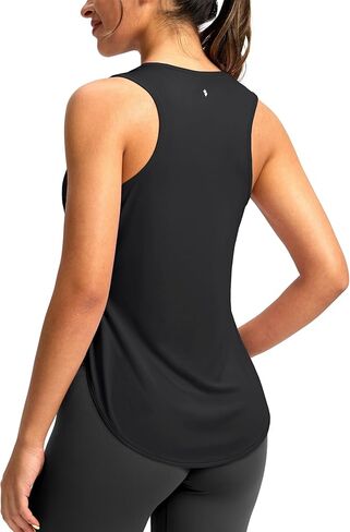 Soothfeel المرأة تجريب تانك القمم Racerback أكمام تشغيل التنس قميص فضفاض صالح الرياضة الصالة الرياضية ممارسة اليوغا رياضية أعلى in Saudi Arabia