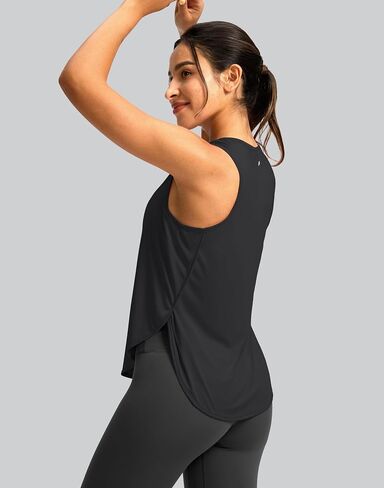 Soothfeel المرأة تجريب تانك القمم Racerback أكمام تشغيل التنس قميص فضفاض صالح الرياضة الصالة الرياضية ممارسة اليوغا رياضية أعلى in Saudi Arabia