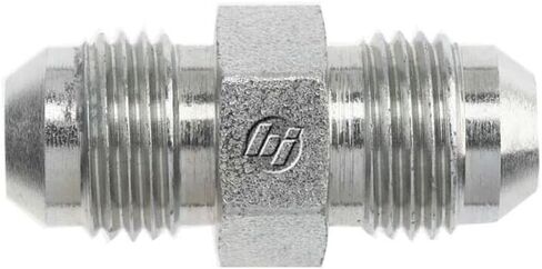2403-10-10-B Brass Straight Tube Fitting, 7/8"-14 SAE x 7/8"-14 SAE Thread, 5/8" Male JIC x 5/8" Male JIC in Saudi Arabia