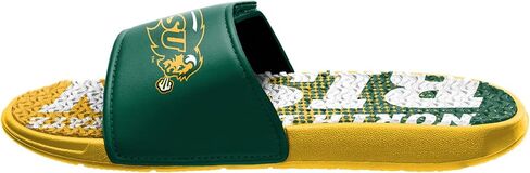 FOCO North Dakota State Bison NCAA Mens Gradient Wordmark Gel Slide - L in Saudi Arabia