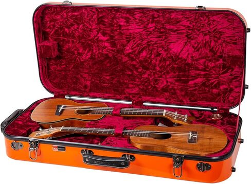 Crossrock 100% Purity Fiberglass Black Baritone Ukulele Case-15mm Thick Padded (CRF1020BUBK) in Saudi Arabia