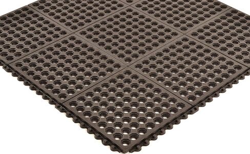 حصيرة NoTrax T56 Ultra Mat Max المطاطية الآمنة/التعب، للمناطق الرطبة أو الدهنية، عرض 3 بوصات × طول 3 بوصات × سمك 3/4 بوصة، أحمر in Kuwait