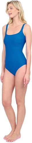 Gottex Harbourside Women’s Textured Square Neck One Piece Swimsuit with Soft Cups and Tummy Control Beachwear Essential in Saudi Arabia