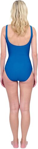 Gottex Harbourside Women’s Textured Square Neck One Piece Swimsuit with Soft Cups and Tummy Control Beachwear Essential in Saudi Arabia