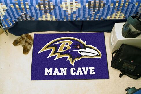 FANMATS 14377 NFL - Tampa Bay Buccaneers Man Cave Starter Mat Accent Rug - 19in. x 30in. | Sports Fan Home Decor Rug and Tailgating Mat in Saudi Arabia