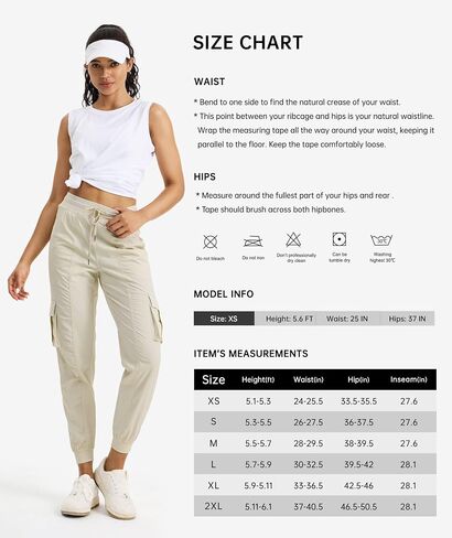 Willit Women's Studio Jogger Cargo Workout Hiking Track Pants Lightweight Athletic Dance Tapered Pants Quick Dry in Saudi Arabia