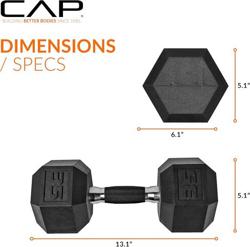 CAP Barbell Padded Grip Hex Dumbbell in Saudi Arabia