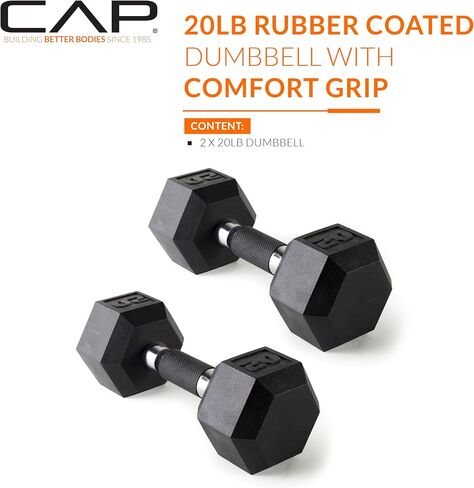 CAP Barbell Padded Grip Hex Dumbbell in Saudi Arabia