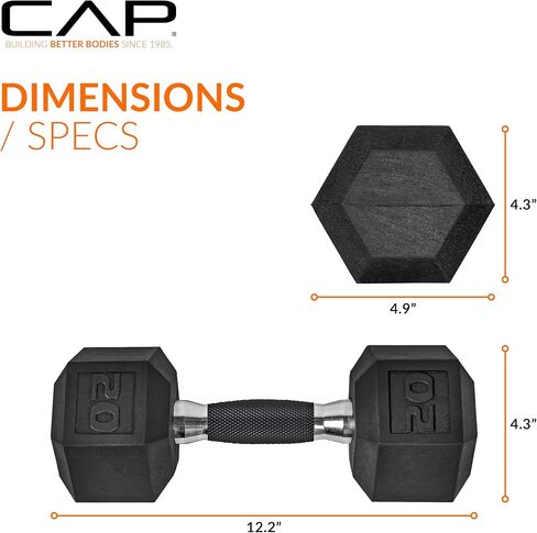 CAP Barbell Padded Grip Hex Dumbbell in Saudi Arabia