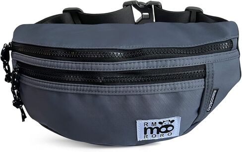 حقيبة خصر مقاومة للماء من Fanny Pack حقيبة كروس بحزام على الصدر وحقائب نهارية وحافظات (رمادي) in Kuwait