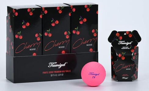 كرة جولف TAMIYD معطرة بالفواكه عالية الأداء طويلة وناعمة وغير لامعة - 6 عبوات (كرات معبأة بشكل فردي) in Saudi Arabia