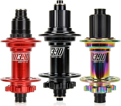 BestParts KOOZER XM390 Boost MTB المحور الأمامي 32 فتحة 32H 72HD سبيكة 7075 فرامل قرصية عالية القوة 15x110 مم من خلال المحور الأسود لـ SHIMANO 8-11s in Saudi Arabia