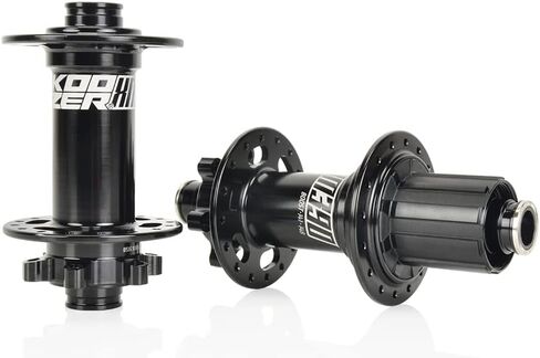 BestParts KOOZER XM390 Boost MTB المحور الأمامي 32 فتحة 32H 72HD سبيكة 7075 فرامل قرصية عالية القوة 15x110 مم من خلال المحور الأسود لـ SHIMANO 8-11s in Saudi Arabia