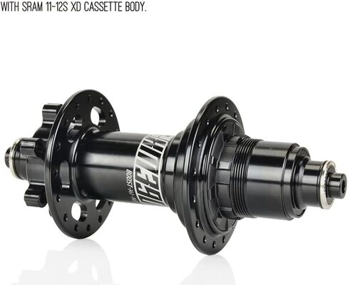BestParts KOOZER XM390 Boost MTB المحور الأمامي 32 فتحة 32H 72HD سبيكة 7075 فرامل قرصية عالية القوة 15x110 مم من خلال المحور الأسود لـ SHIMANO 8-11s in Saudi Arabia