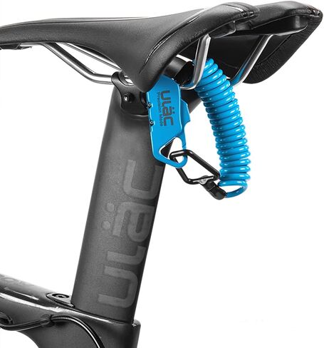 Piccadilly LTD Multipurpose Carabiner Cable Combo Lock for Helmet, Motorcycle, e-Scooter, Bicycle, Gym Locker, Baby Strollers, Suitcases, Luggage, Gate, Fence(Teal) in Saudi Arabia