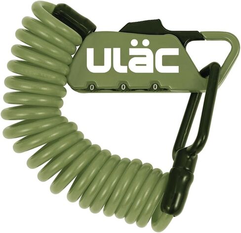 Piccadilly LTD Multipurpose Carabiner Cable Combo Lock for Helmet, Motorcycle, e-Scooter, Bicycle, Gym Locker, Baby Strollers, Suitcases, Luggage, Gate, Fence(Teal) in Saudi Arabia