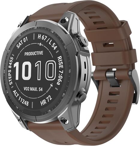 ISABAKE Compatible with Fenix 7X Band 26mm Easy-fit Soft Silicone Watch Band Replacement for Fenix 6X/Fenix 5X/Fenix 5X Plus/Fenix 3/Fenix 6X Pro in Saudi Arabia