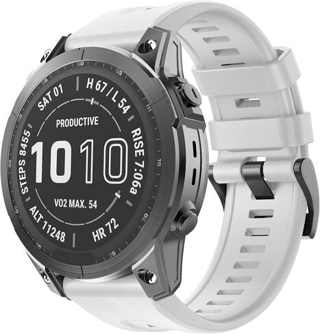 ISABAKE Compatible with Fenix 7X Band 26mm Easy-fit Soft Silicone Watch Band Replacement for Fenix 6X/Fenix 5X/Fenix 5X Plus/Fenix 3/Fenix 6X Pro in Saudi Arabia