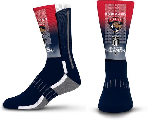 For Bare Feet Florida Panthers NHL Stanley Cup Champions Crew Sock YOUTH in Saudi Arabia