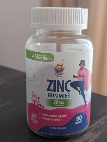 Zinc Gummies for Adults - Zinc Chewable Gummy for Immune Support - Powerful Natural Antioxidant Non-GMO Supplement for Children Men Woman Adults in Saudi Arabia