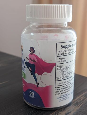 Zinc Gummies for Adults - Zinc Chewable Gummy for Immune Support - Powerful Natural Antioxidant Non-GMO Supplement for Children Men Woman Adults in Saudi Arabia