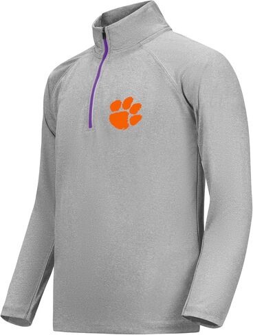 Little King NCAA Youth Boys 1/4 Zip Pullover Wind Shirt-100% Polyester-Sizes YS YM YL YXL in Saudi Arabia