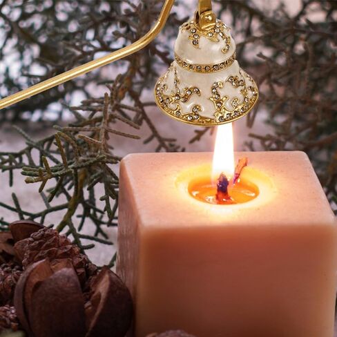 Alipis Candle Snuffer طفاية شموع مطلية، طفاية شموع عتيقة، شمعة مريحة، ملحق لإخماد شمعة إطفاء اللهب الفتيل in Kuwait