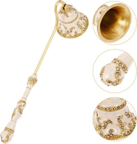 Alipis Candle Snuffer طفاية شموع مطلية، طفاية شموع عتيقة، شمعة مريحة، ملحق لإخماد شمعة إطفاء اللهب الفتيل in Kuwait