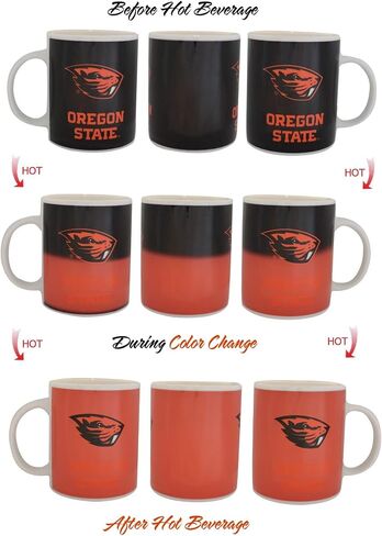 Color Changing! NCAA ThermoH Exray Ceramic Coffee Mugs (Boise State Broncos) Multicolor in Saudi Arabia