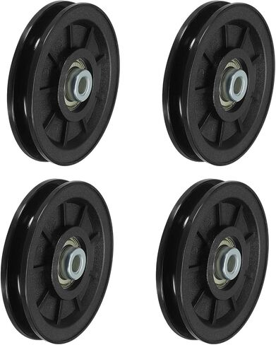 PATIKIL Universal Bearing Pulley Wheel, Nylon Bearing Pulley Wheel Lifting Bearing Wheel Replace for Gym Equipment in Saudi Arabia