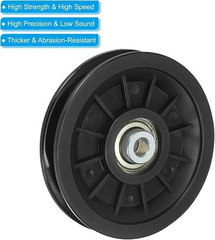 PATIKIL Universal Bearing Pulley Wheel, Nylon Bearing Pulley Wheel Lifting Bearing Wheel Replace for Gym Equipment in Saudi Arabia