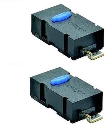 Pack of 2 Omron Micro switches Angle Terminal SPST 0.6N Home Appliances - Compatible with MX Anywhere M905 Mouse in Saudi Arabia