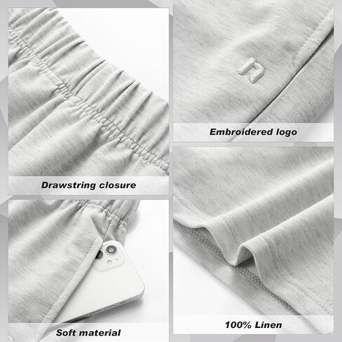 Neer 3 Pcs Women's Sweat Shorts 2024 Casual Summer Athletic Shorts Loose Shorts Comfy High Waist Shorts with Side Pockets in Saudi Arabia
