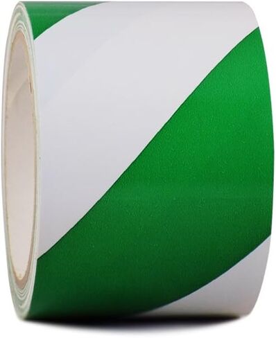 GGR Supplies T.R.U. SST-618C Black & White Hazard Warning Safety Stripe Tape: 2" in. wide x 18 yds. in Saudi Arabia