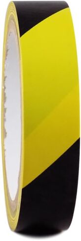 GGR Supplies T.R.U. SST-618C Black & White Hazard Warning Safety Stripe Tape: 2" in. wide x 18 yds. in Saudi Arabia