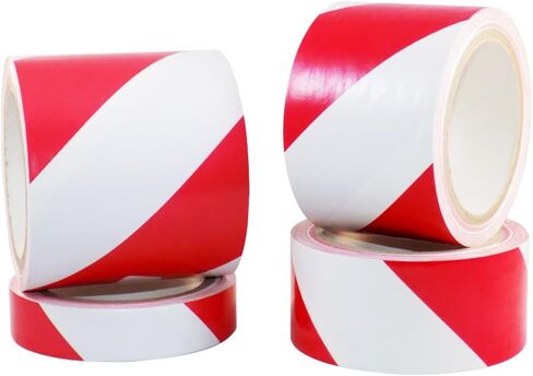 GGR Supplies T.R.U. SST-618C Black & White Hazard Warning Safety Stripe Tape: 2" in. wide x 18 yds. in Saudi Arabia