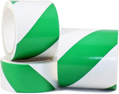 GGR Supplies T.R.U. SST-618C Black & White Hazard Warning Safety Stripe Tape: 2" in. wide x 18 yds. in Saudi Arabia