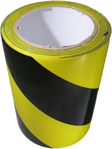 GGR Supplies T.R.U. SST-618C Black & White Hazard Warning Safety Stripe Tape: 2" in. wide x 18 yds. in Saudi Arabia