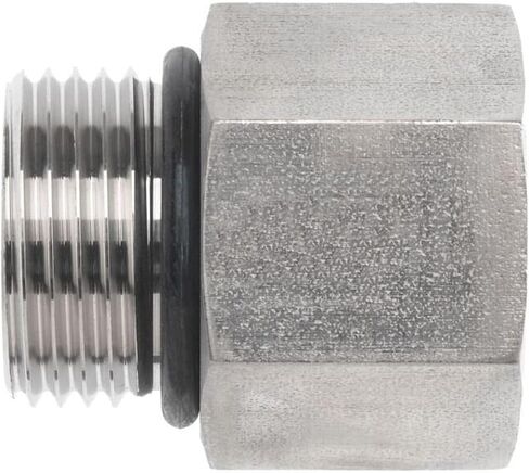 6410-20-16-O-SS مخفض مستقيم من الفولاذ المقاوم للصدأ، 1-5/8"-12 SAE ORB × 1-5/16"-12 خيط SAE ORB، رئيس حلقة O ذكر × رئيس حلقة O أنثى in Kuwait
