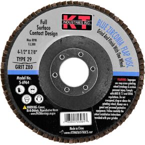 5-6966 4.5 × 5/8-11 × 60 قرص قلاب زركونيا أزرق حبيبي in Kuwait