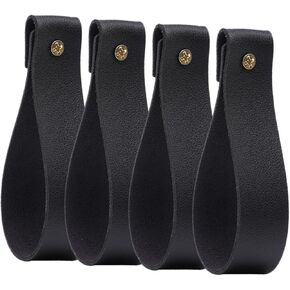 4 pcs Wall Leather Hooks Strap Shoulder Strap Towel -Mounted Hook up Faux Hang Curtain Brackets Towel Window Hang Curtains Curtain Rod Dressing Table Coat