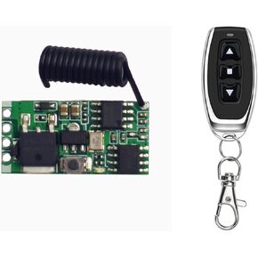 Wireless Dimmable & Adjustable Speed Module 3.6V 6V 12V 24V DC Motor Speed Controller 5A Remote Control Light Switch Dimmer Motor Driver Switch for Led Lights DC Motor(with wires)