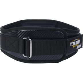 حزام رفع الأثقال روني كولمان 4006 من Schiek Sports - حزام رفع الأثقال لدعم أسفل الظهر - ألياف الكربون والنايلون