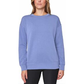 Mondetta Womens Midweight Long Sleeve Crewneck Scuba Sweatshirt