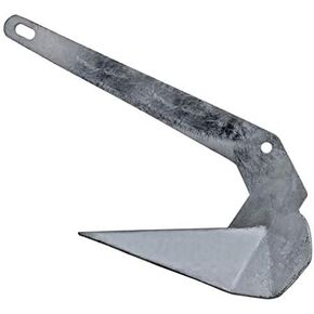 Galvanized Delta Anchor 18lbs (8kg) Fast Set Plow Anchor