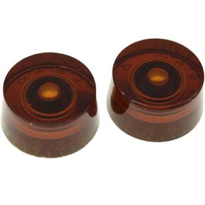 KAISH Pack of 4 American Spec LP Guitar Speed Dial Knobs 24 Fine Spline Control Knobs for Les Paul with CTS Split Shaft Pots Cream